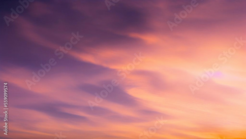 Beautiful sunset sky and dramatic sky © Thomas