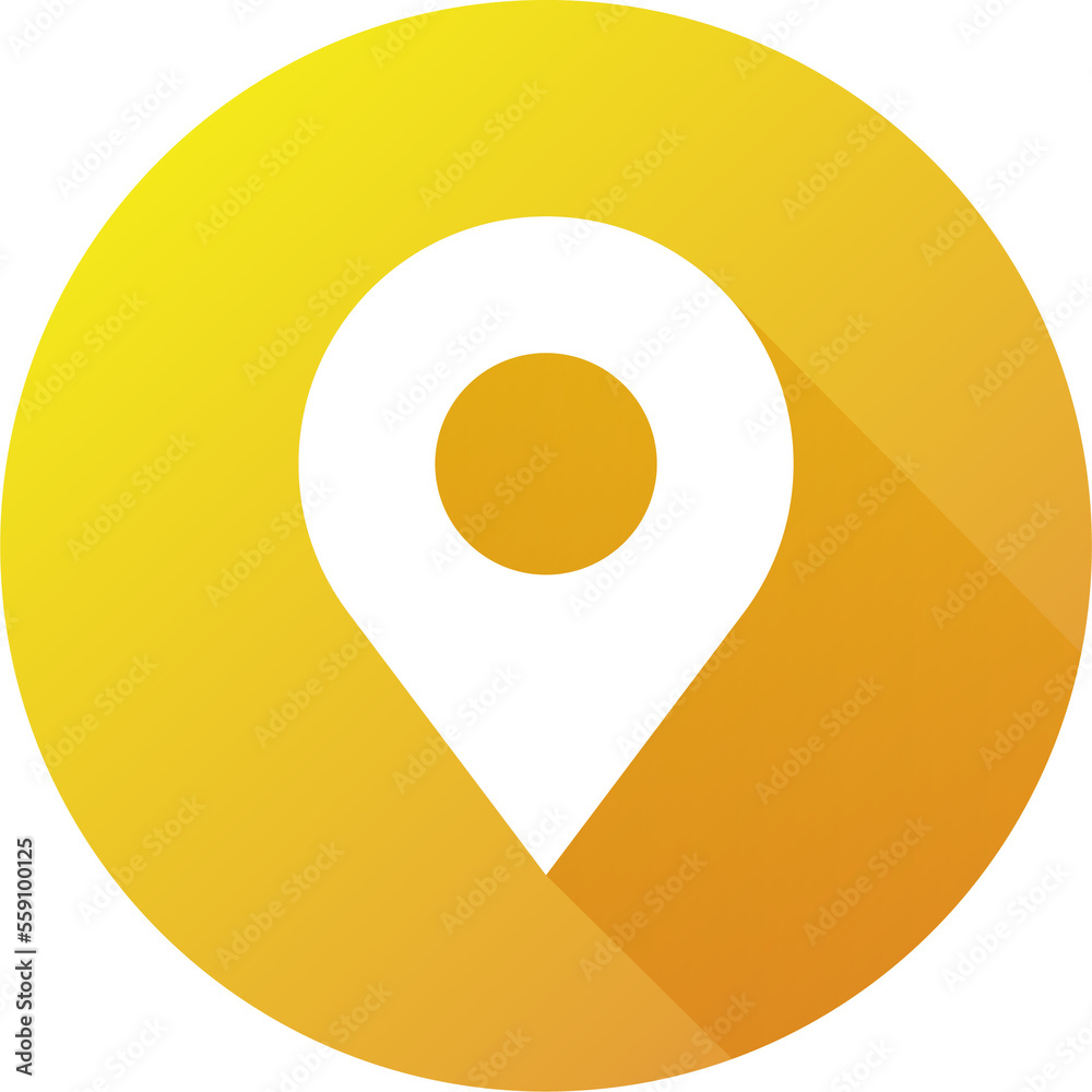 Map location pin icon in flat design style. Address signs illustration. Map location pin icon in flat design style. Address signs illustration.
