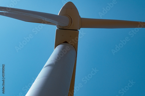Wind power generation turbine in Loiyangalani District in Turkana County, Kenya