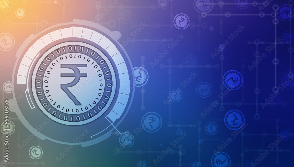 Indian Rupee symbol on financial Background, Growth of Indian stock market, Abstract finance background, Stock market Concept background Indian Rupee symbol on financial Background, Growth of Indian stock market, Abstract finance background, Stock market Concept background