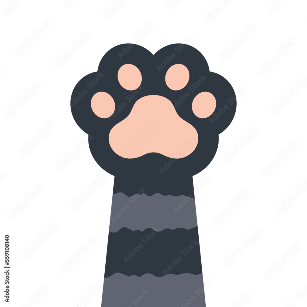 Fototapeta premium Cat Paw Illustration (v.6)