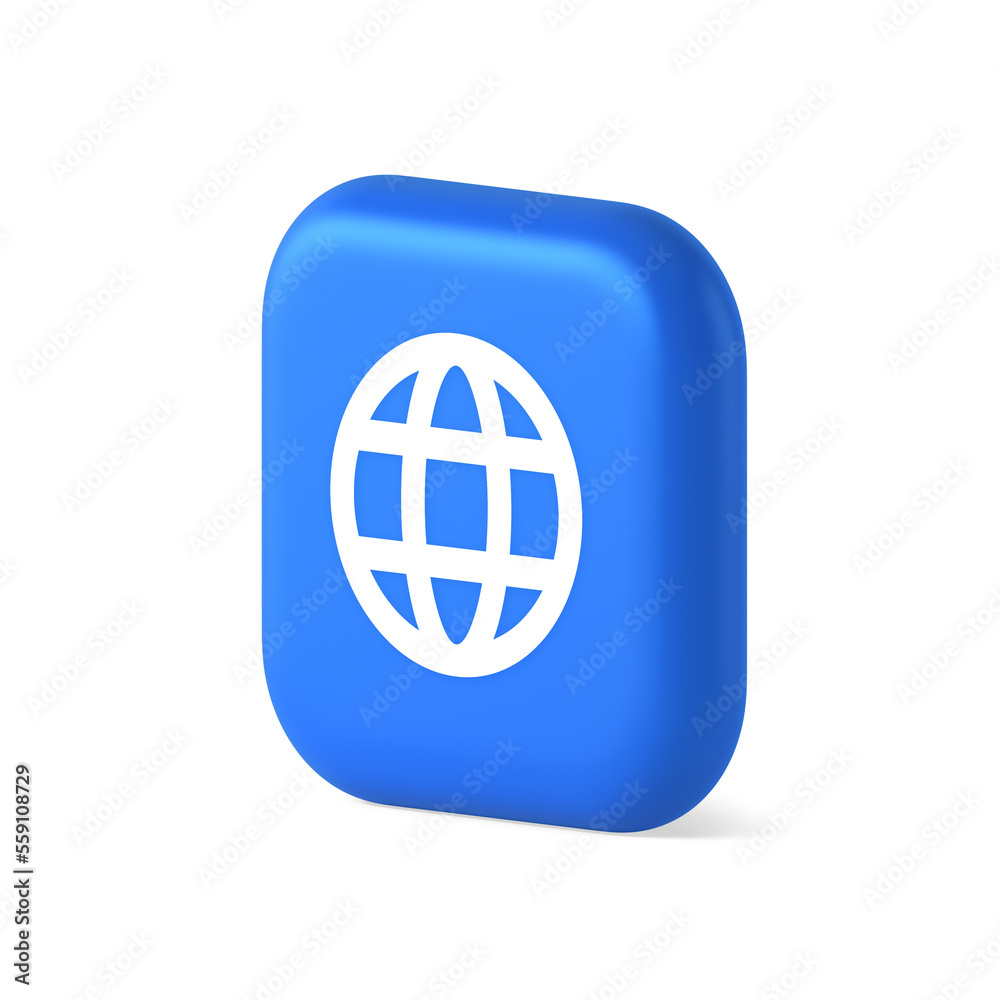 Global internet connection GPS planet button network web business communication 3d isometric icon Global internet connection GPS planet button network web business communication 3d isometric icon