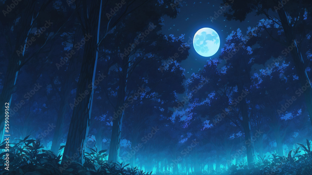 Anime Night Wallpapers - Wallpaper Cave