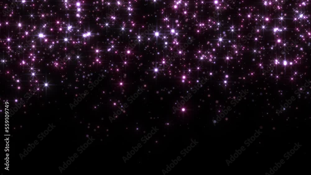 falling stars particles rain animated background