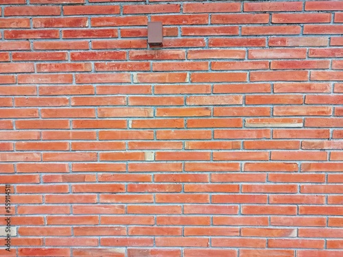 Red brick wall background antique imitation