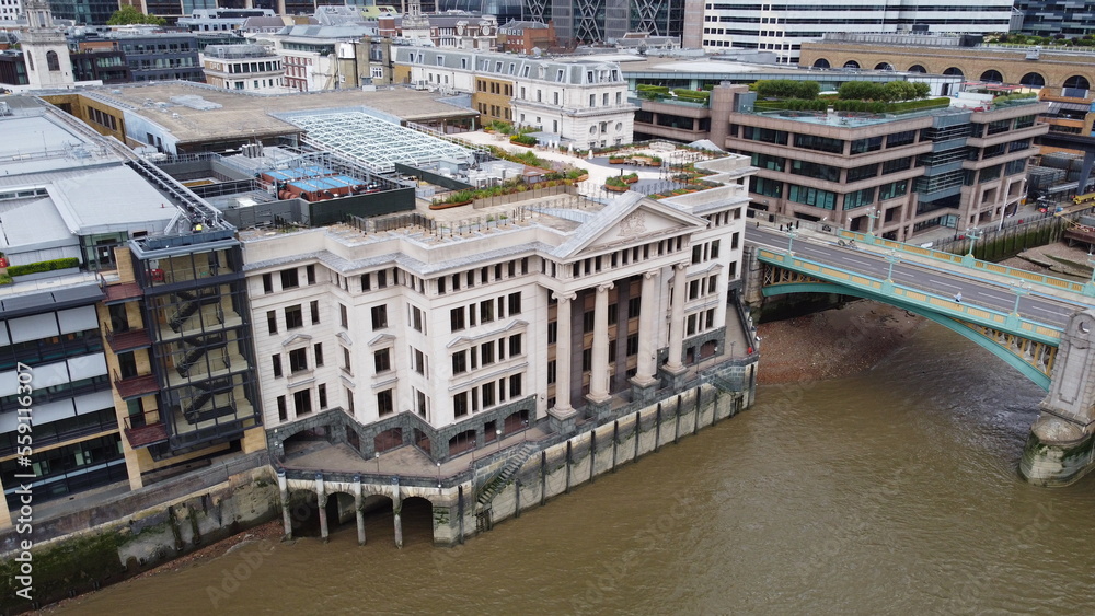 Naklejka premium Vintners' Hall London drone image0