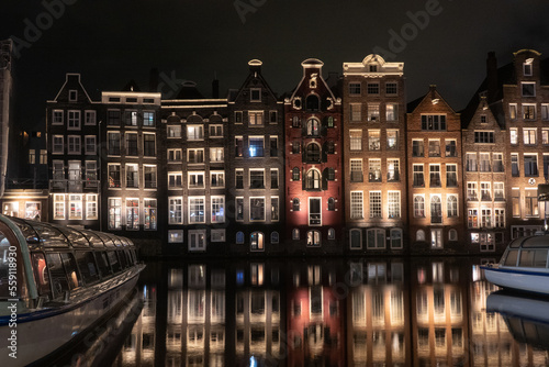 Photography city at night