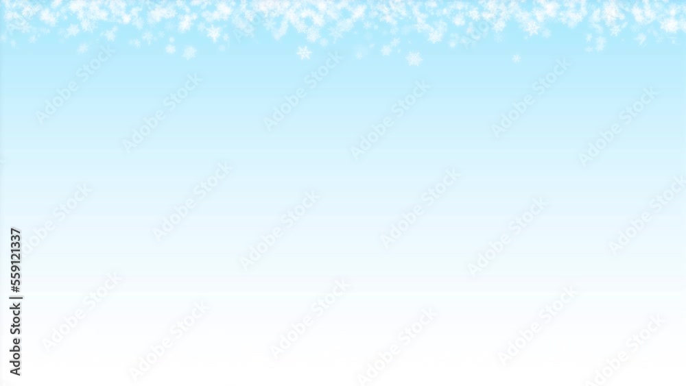 Falling snow frame loop material Falling snow frame loop material