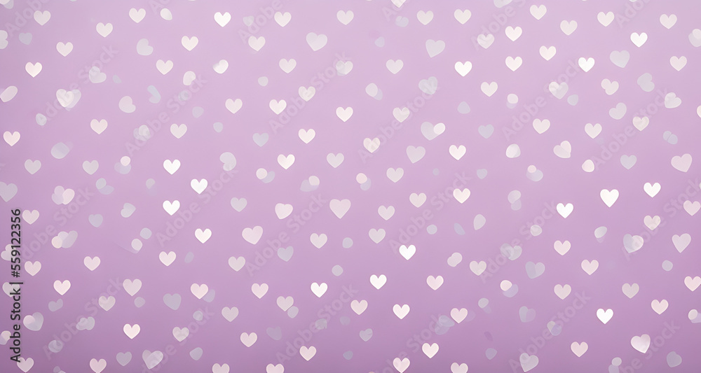 Valentine origami paper heart copy space Generative AI
