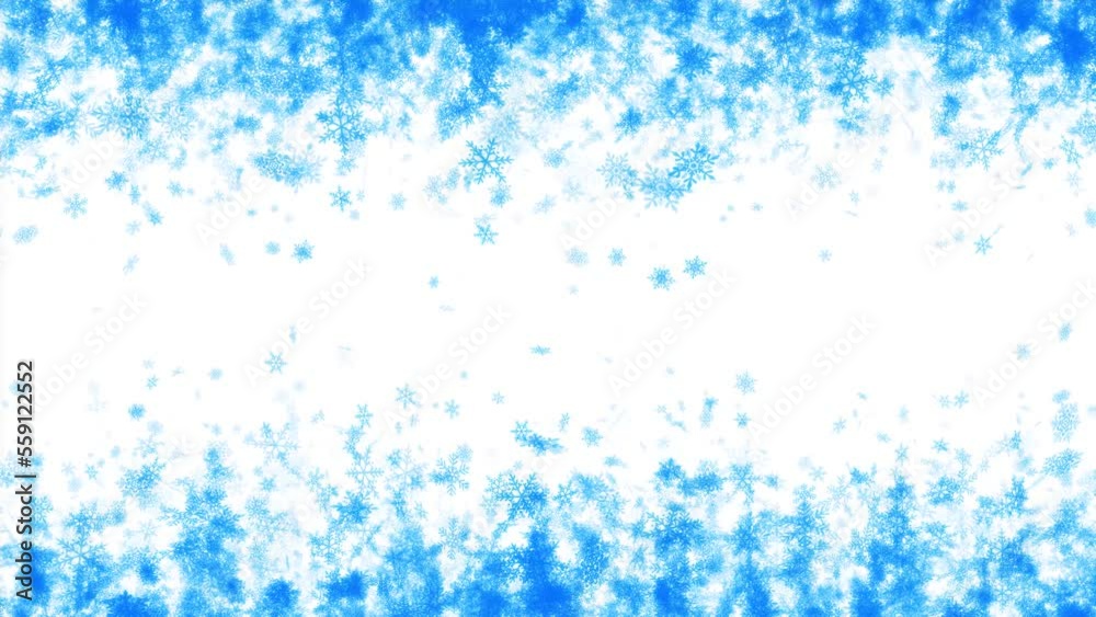 Falling snow frame loop material Falling snow frame loop material