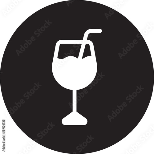 cocktail glyph icon