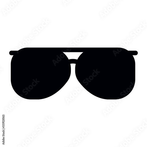 sunglasses glyph icon