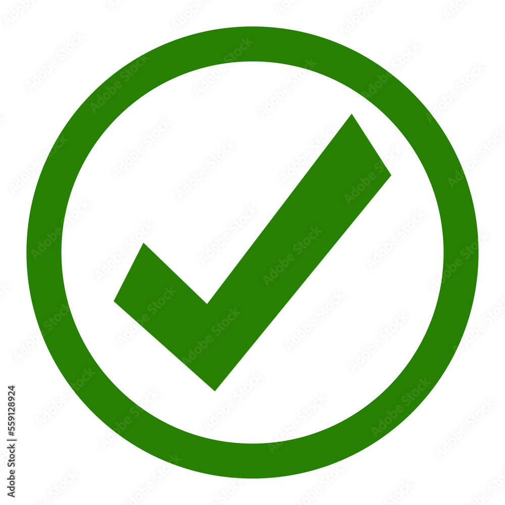 Check marks icon isolated on transparent background PNG file Check marks icon isolated on transparent background PNG file