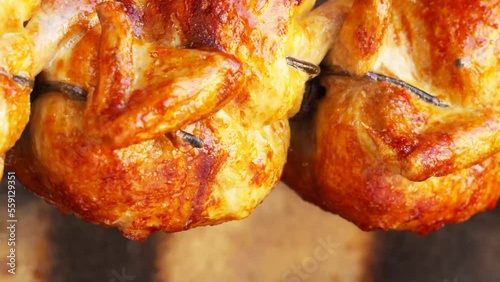 yummy Chicken on a grill machine, 4k jordan Jan 2023