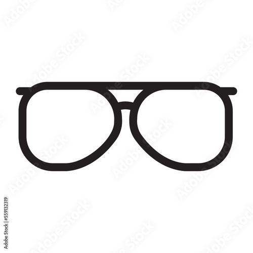 sunglasses line icon