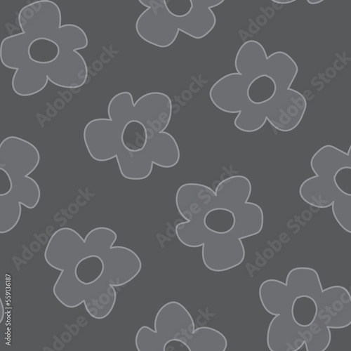 Floral Seamless Pattern Design Background