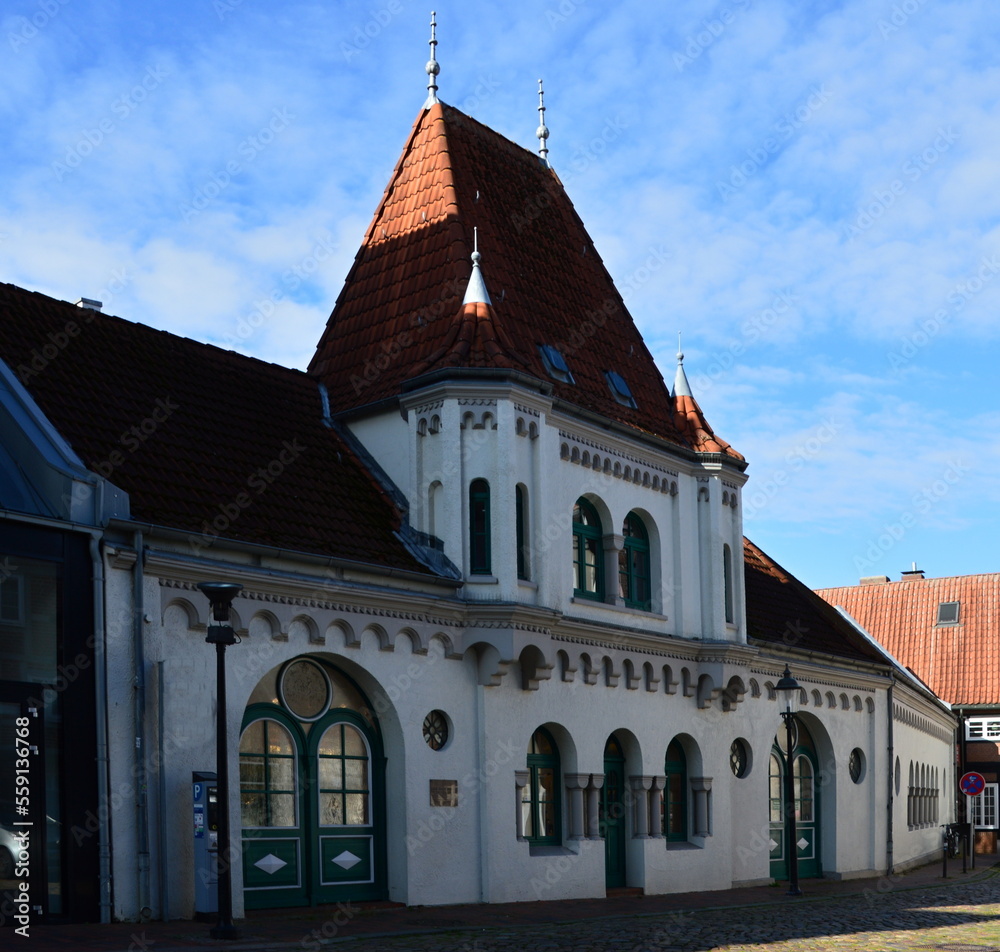 Fototapeta premium Historical Building in the Old Hanse Town Buxtehude, Lower Saxony