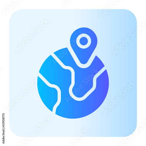 citizenship gradient icon