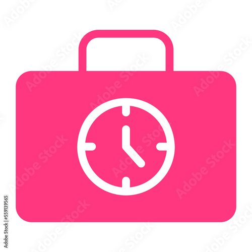 business trip gradient icon