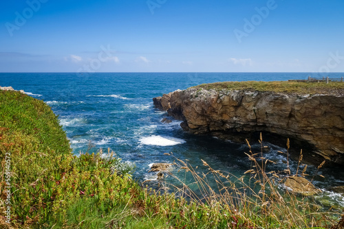 Cliffs and atlantic ocean, Galicia, Spain