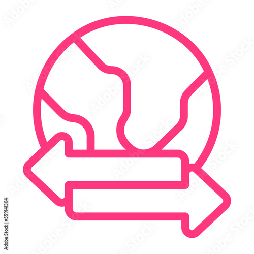 migration gradient icon