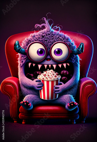 popcorn in a cinema