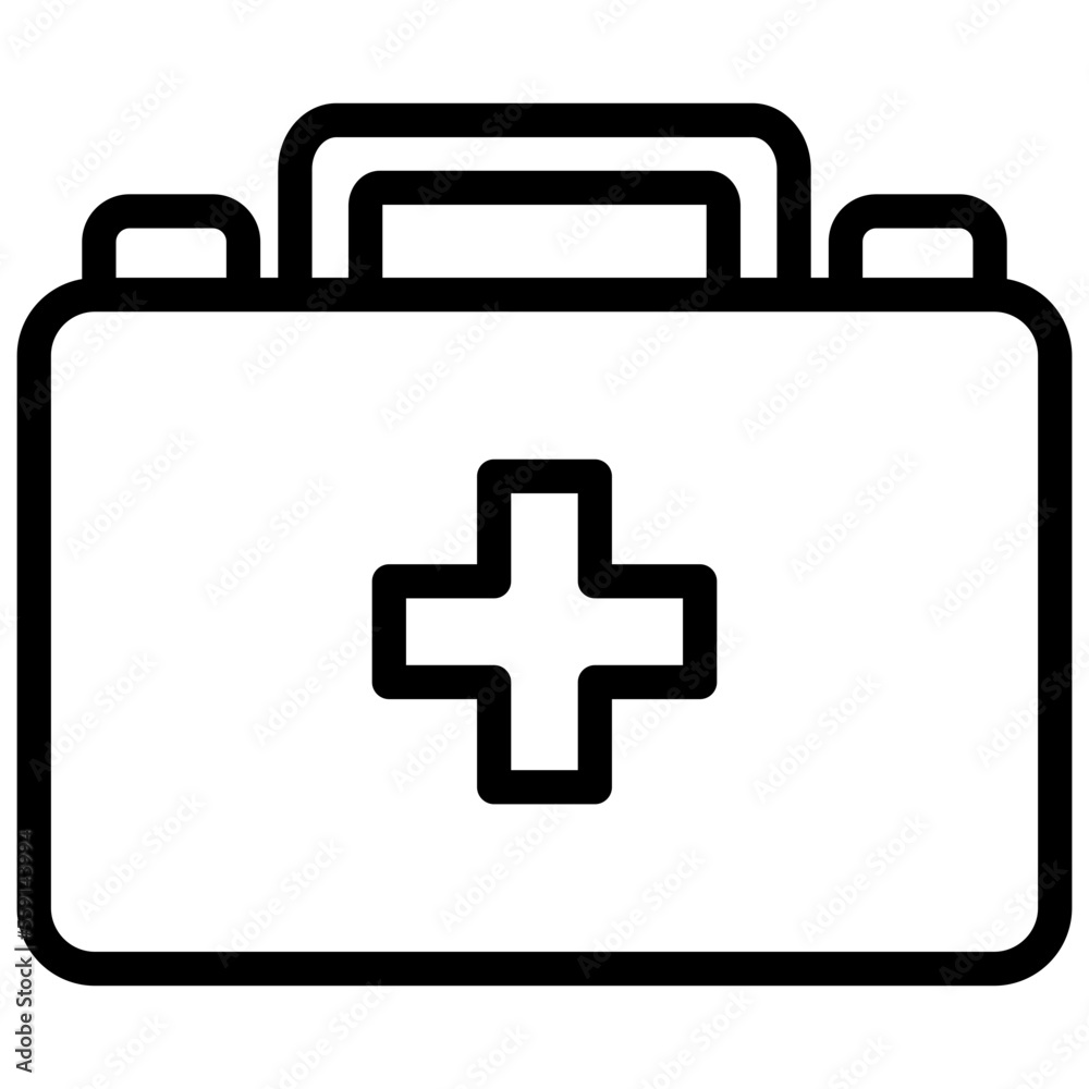 first aid kit icon. medical healthcare illustration first aid kit icon. medical healthcare illustration