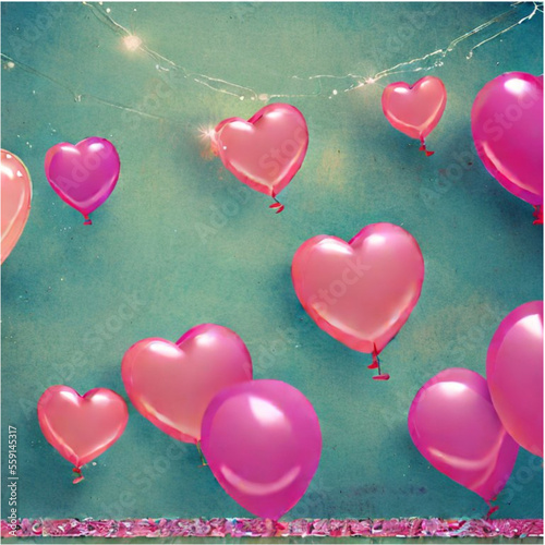 Hintergrund Party Ballons