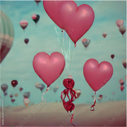 Hintergrund Party Ballons