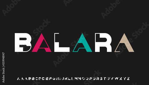 modern minimal bold capital alphabet letter logo design