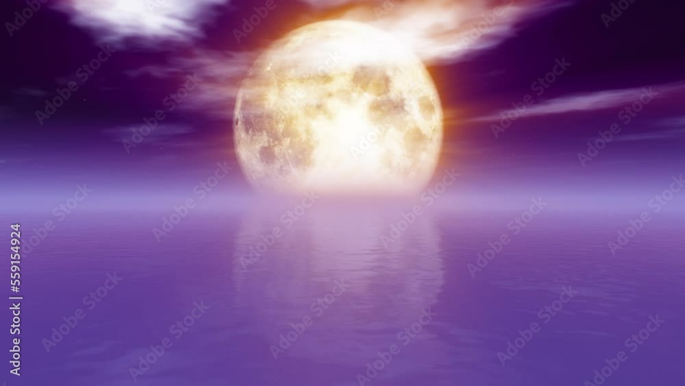 sea and full moon 4k sea and full moon 4k
