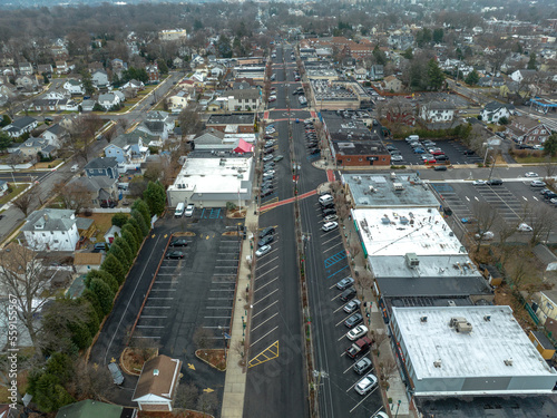 Aerial Drone of Maywood New Jersey  photo