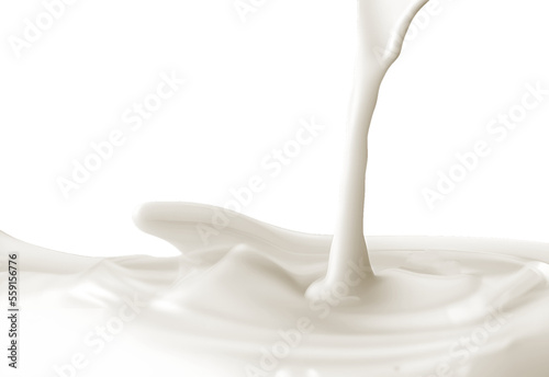 Milk Splash  on transparent png, easy to use
