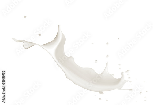 Milk Splash  on transparent png  easy to use