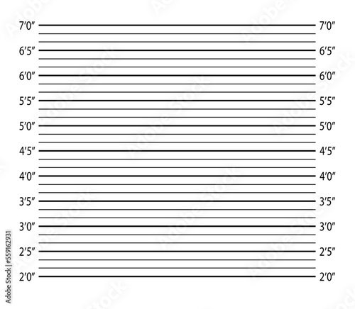Police lineup or mugshot background. Vector