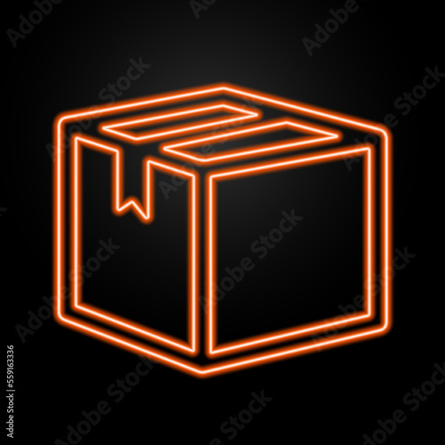package neon sign, modern glowing banner design, colorful modern design trends on black background. Vector illustration.