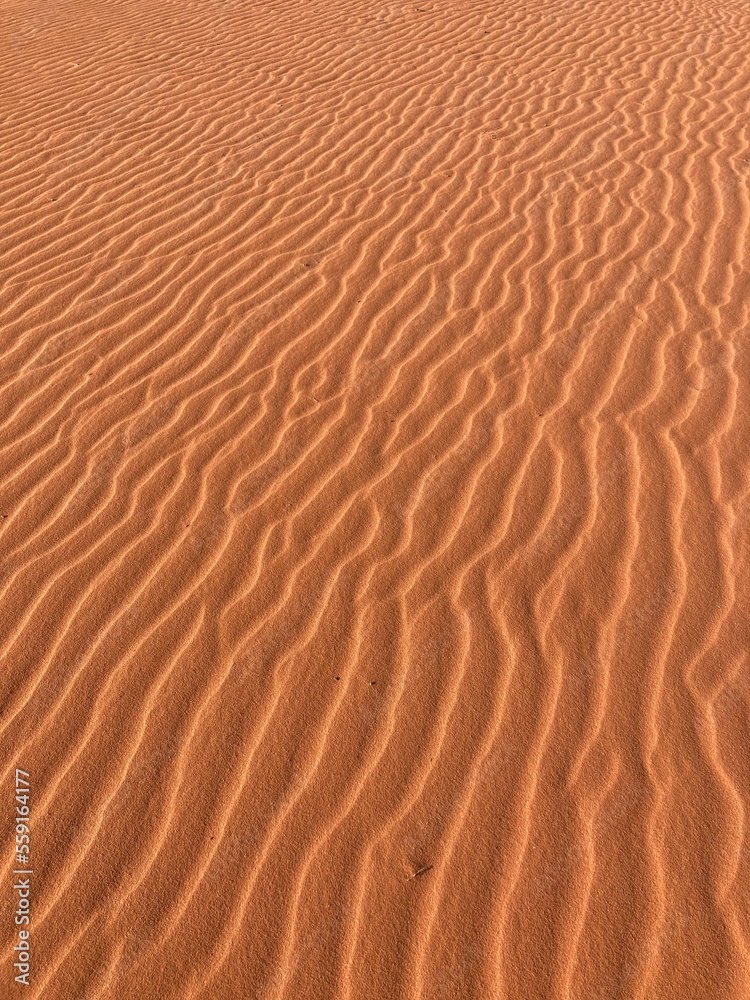 Sand texture in the desert of wadi rum, jordan Sand texture in the desert of wadi rum, jordan