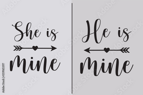 Couple valentine t shirt design