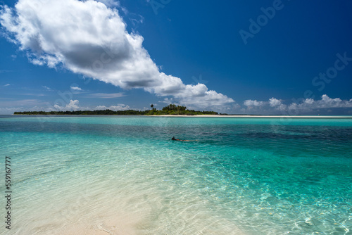 Maldives, Indian ocean, Laamu Atoll Hdhdh Mathee Atoll , desert island of Baresdhoo