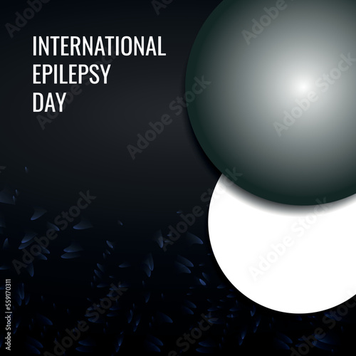 International Epilepsy Day . Design suitable for greeting card poster and banner