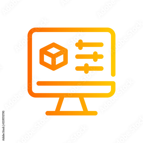 adjust gradient icon