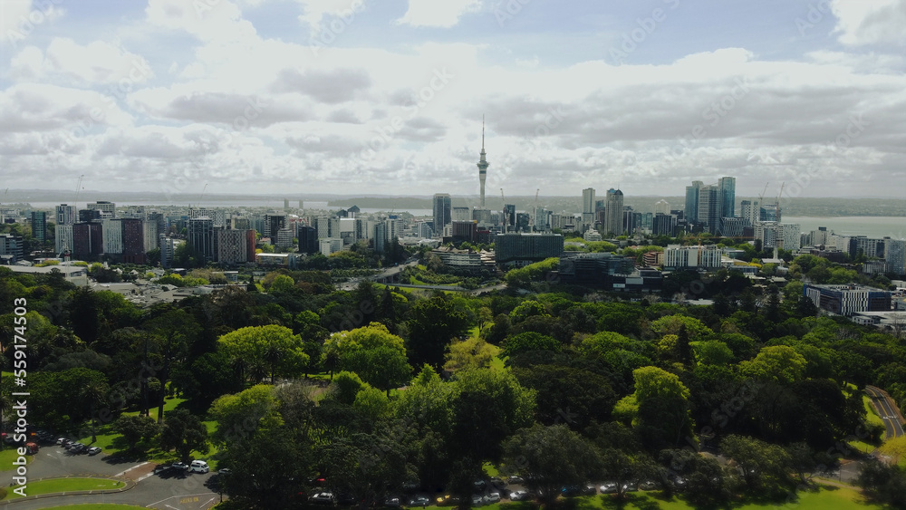 Auckland New Zealand drone