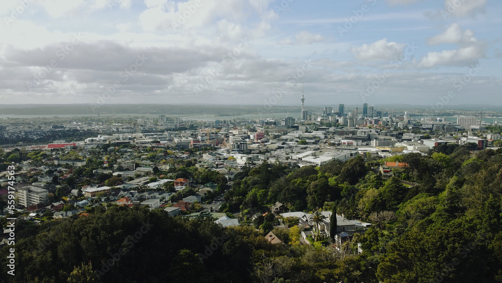 Auckland New Zealand drone