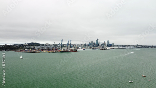 Auckland New Zealand drone
