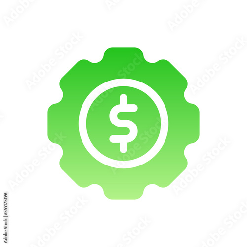 configuration flat gradient icon