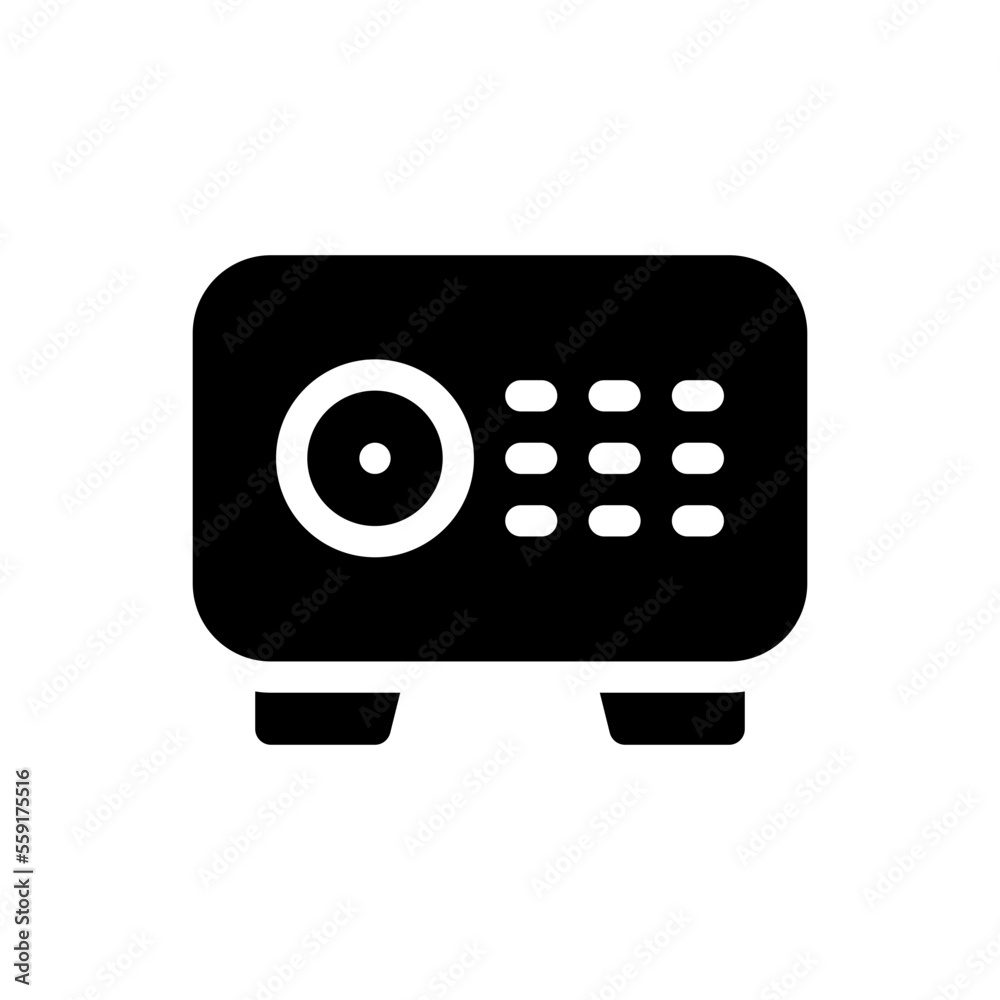 safebox glyph icon safebox glyph icon