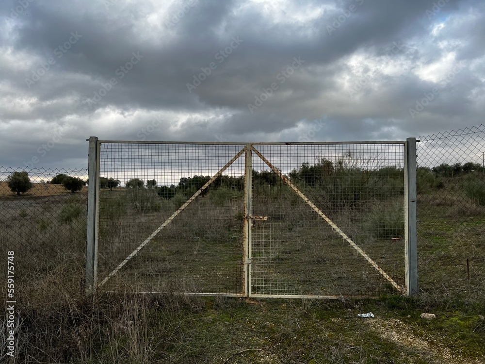 Puerta en el campo