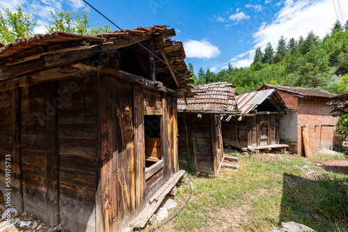 Grain warehouses Sinan Degirmeni in Doyran Village. It's estimated that the ancient Lycian region was inspired by the sarcophagi. There are 86 cereal warehouses in the region that can survive.Antalya