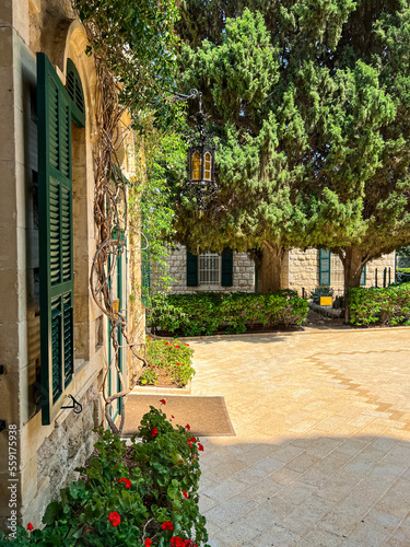 Stone houses with beautiful...