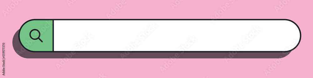 Obraz premium Search engine icon. PC user interface from the 90s. Retro style. Old design. Vector illustration